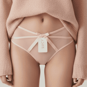 PANTY BIKINI EN TULL Y CINTAS ESSENTIAL